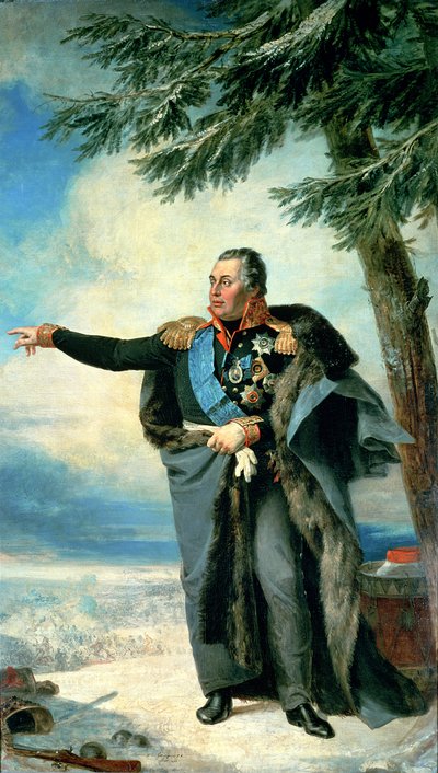 Mikhael Ilarionovich Golenichtchev Kutuzov (1745-1813) Prinz von Smolensk, 1829 von George Dawe